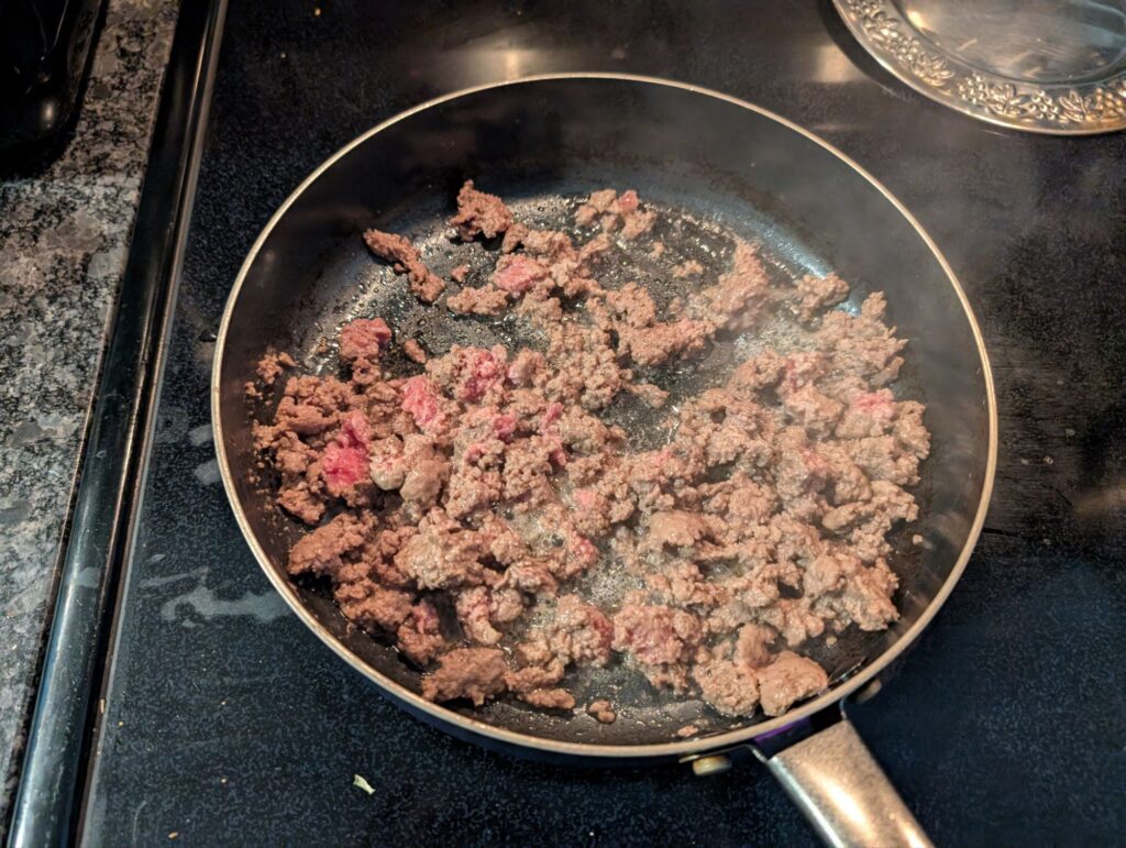 Ground venison